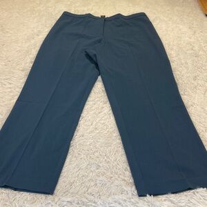 Focus 2000 WOMENS ZIPPER FLY Navy Flat Front PANTS